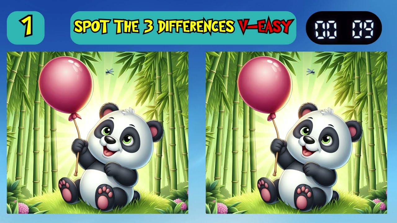 SPOT THE DIFFERENCE (V-EASY TO V-HARD)