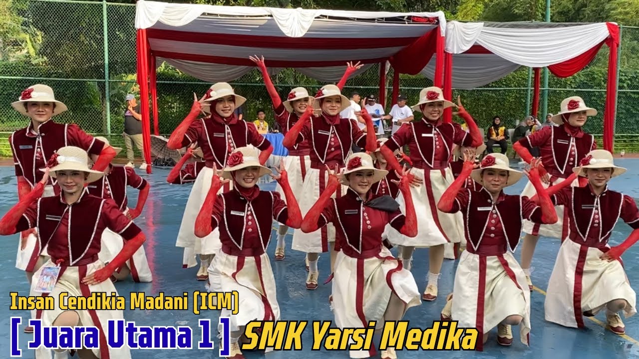 🥇JUARA UTAMA 1🥇 Merinding...!!! Paskibra SMK YARSI MEDIKA di LKBB Insan Cendikia Madani