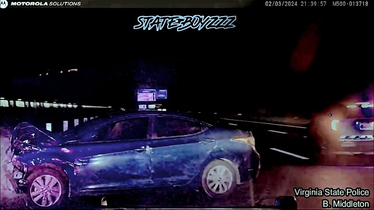 Stolen Hyundai Escapes Multiple Box In Attempts From VSP | Gets PITed Into A Wall