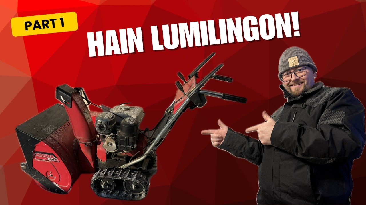 VANHA HONDAN LUMILINKO - SAANKO KÄYNTIIN?