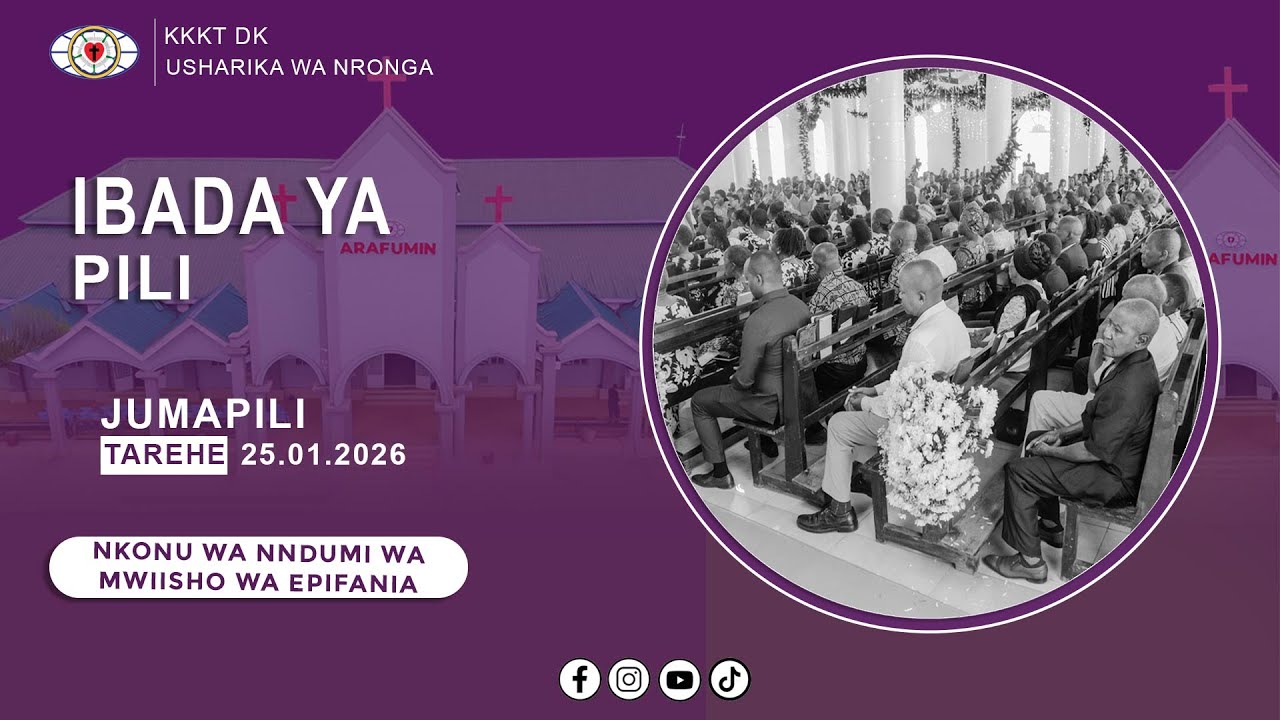 NKONU WA NNDUMI WA MWIISHO WA EPIFANIA  25.01.2026