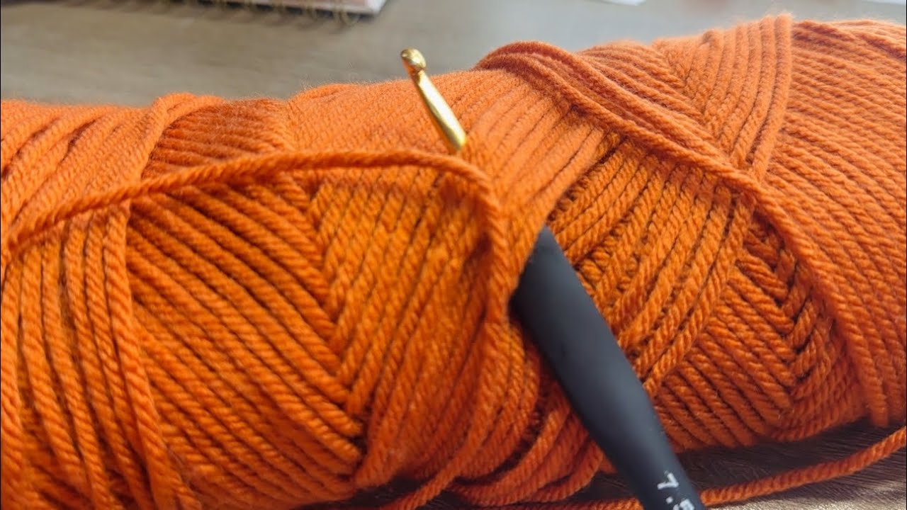 🍁 El PUNTO de Crochet más FÁCIL y HERMOSO para tu próxima manta o bufanda. Para OTOÑO 🍂 