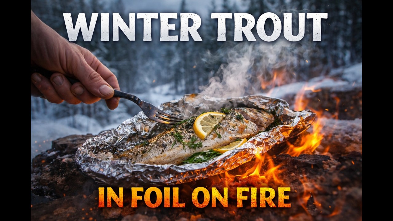 No Oven. Just Fire. Trout in Foil.