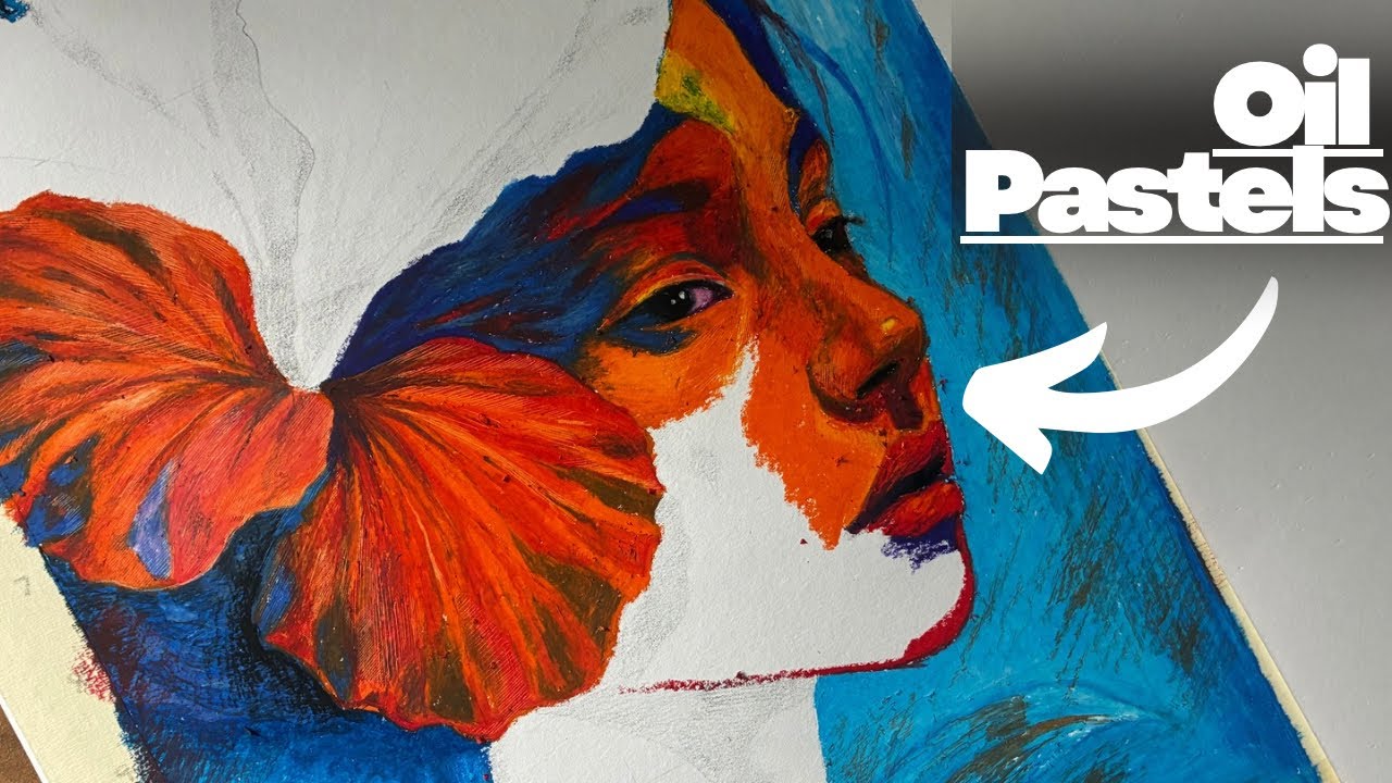How to use oil pastels for realistic drawing | @Artist-Deepkaran 