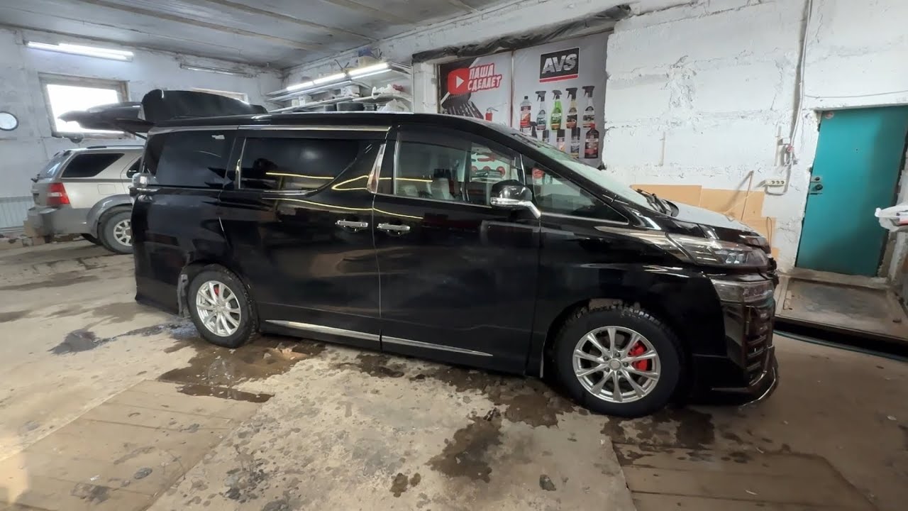 Полный разбор салона Toyota Vellfire/Alphard . Как разобрать двери, крышу, пол и багажник.