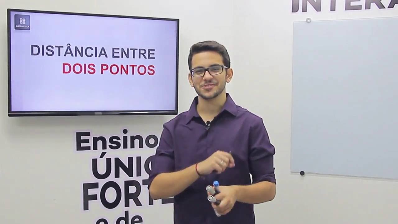 MATEM&Aacute;TICA | Distancia entre dois pontos