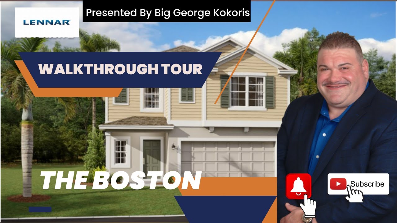 The Lennar Boston Model Walkthrough Tour Video In Polk County
