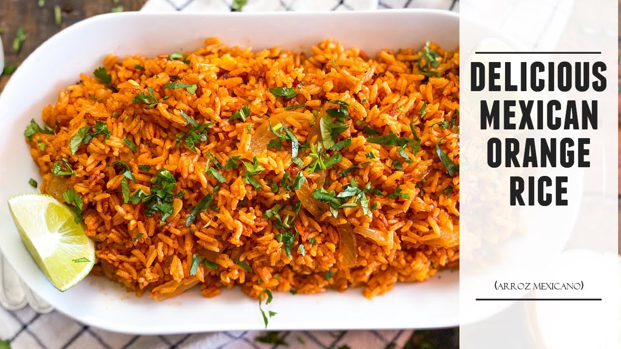 The BEST Mexican-Style Orange Rice | Easy & DELICIOUS 30 Minute Recipe