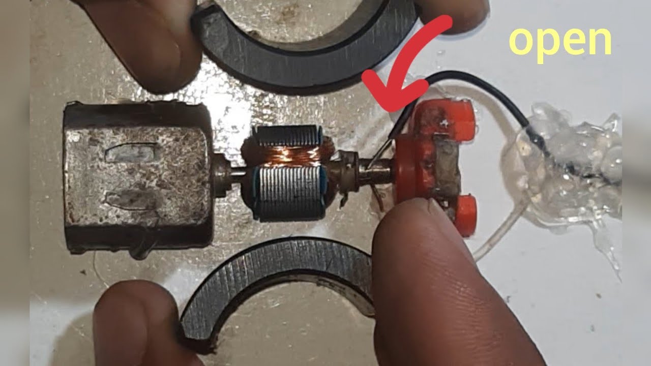 4Volt DC Motor Ki Testing At Home||Open Testing