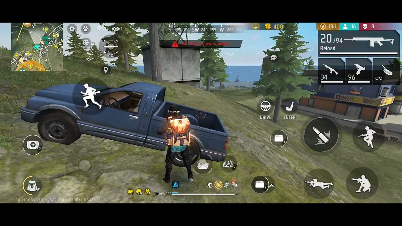 Free fire BR Rank 11 KILLS with MAG 7 gun | free fire gameplay #freefire #viralvideo 