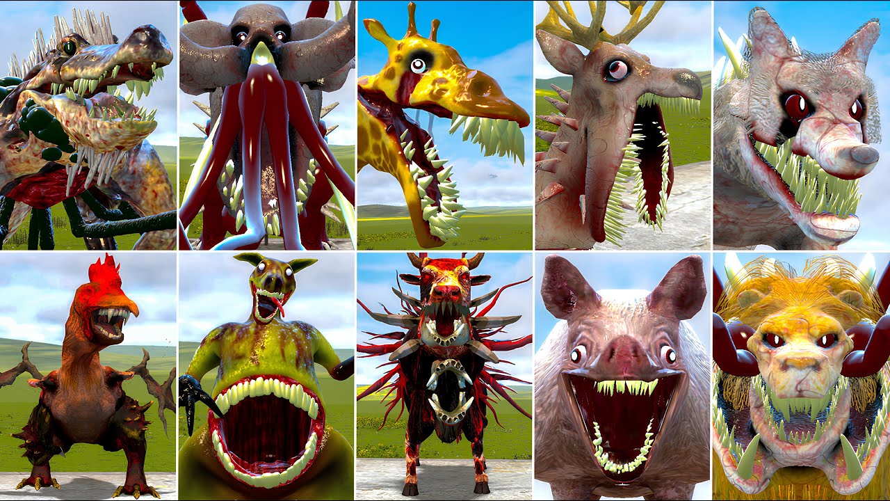 NEW ALL ZOOCHOSIS MUTANT ANIMALS In Garry's Mod!