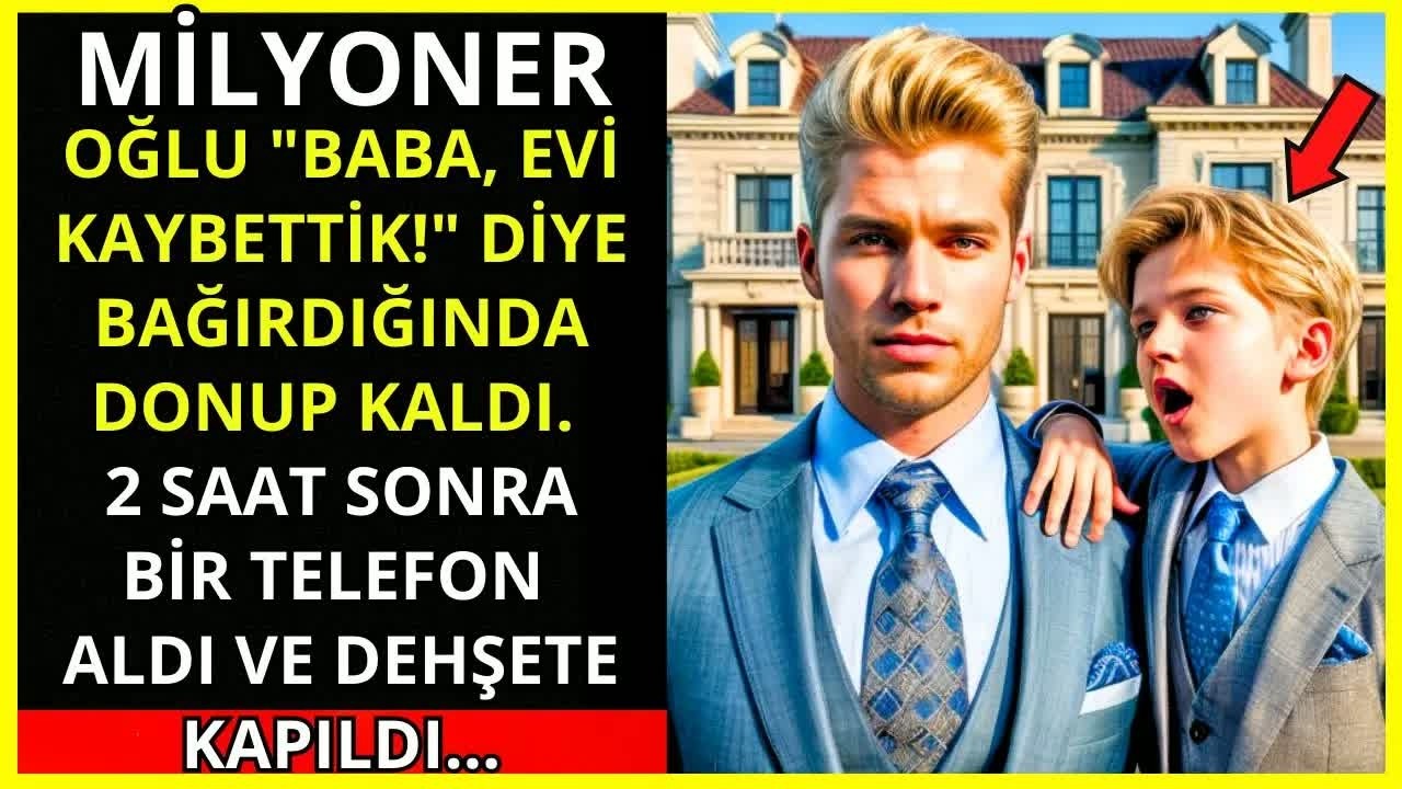 EMEKLİ BİR MİLYONER, OĞLU ＂BABA, EVİ KAYBETTİK!＂ DİYE BAĞIRDIĞINDA DONUP KALDI......