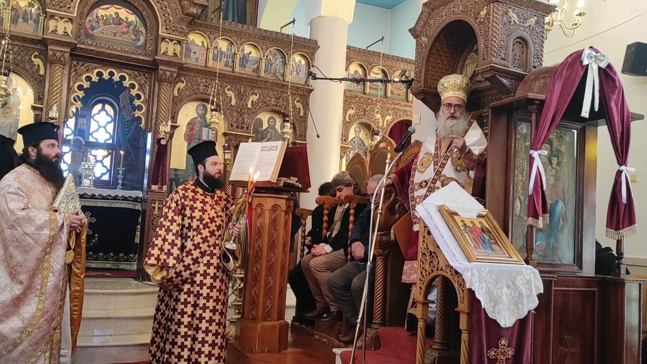 Μητροπολίτης Γορτύνης και Αρκαδίας κκ. Μακάριος - Χειροθεσία σε πνευματικό του π. Δ. Κρουσταλάκη