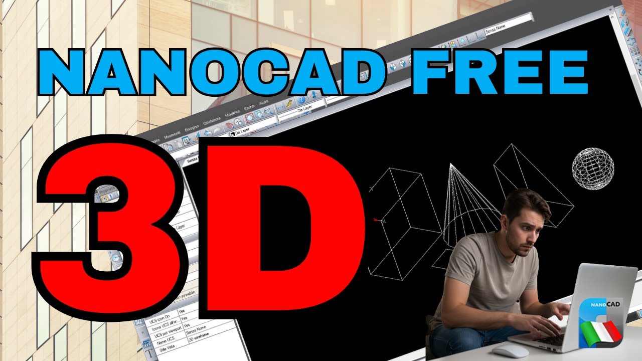 Le funzionalità 3D di nanocad free