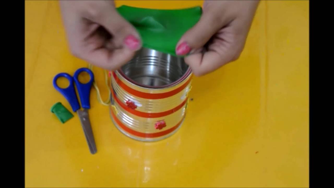 Como fazer? | Tamborzinho de lata