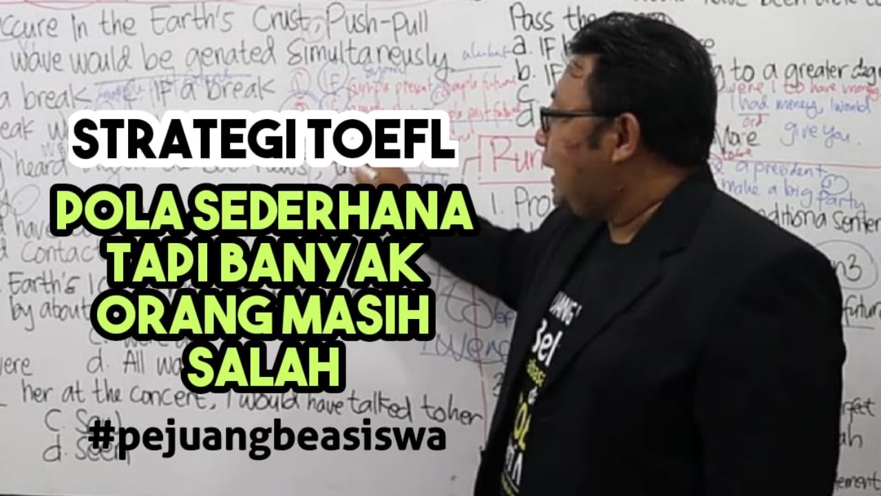 STRATEGI TOEFL  Perhatikan Pola INVERSI pada Conditional Sentence (085831468064)