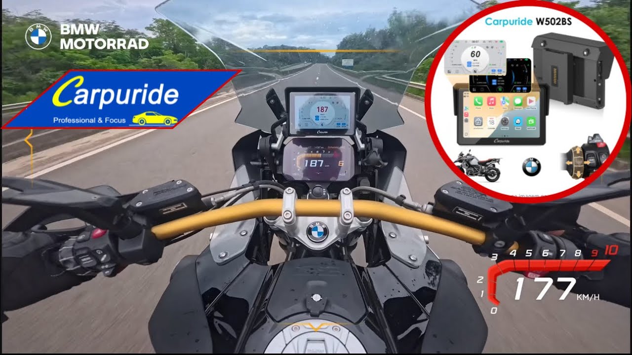 CARPURIDE 502 BS PARA MOTOS BMW - FUNCIONAL E DISCRETO -R 1250 GSA NO TESTE