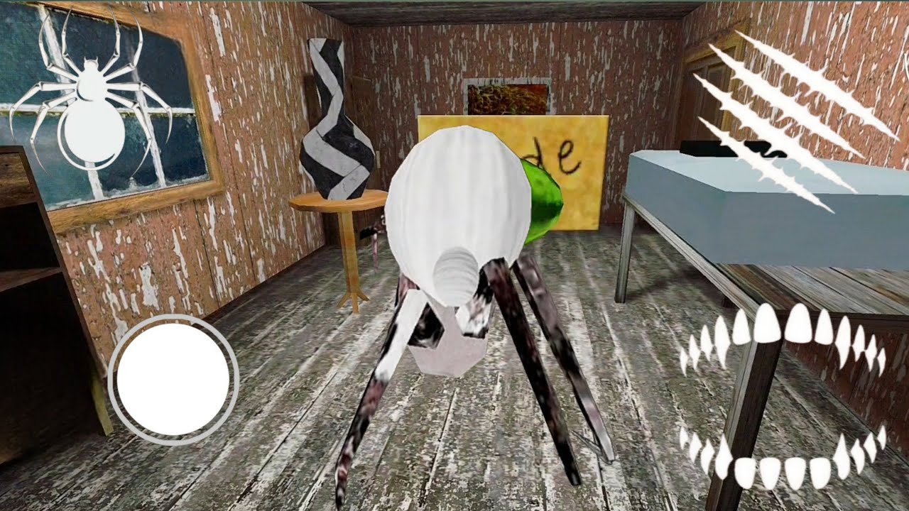 Playing as spider mom in granny house escape | granny mod menu chapter one 
