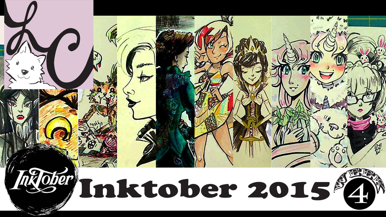 Lemi's Inktober 2015 Finale (Week 4, 10 Speed Paints)
