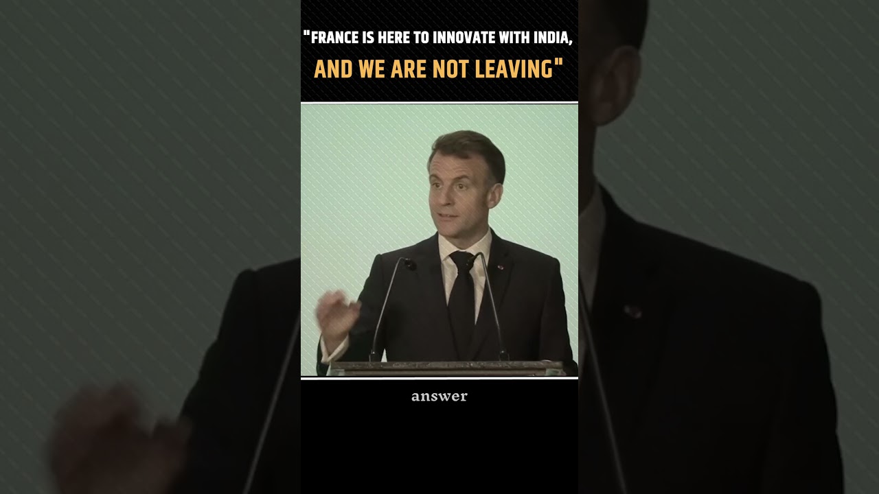 Macron&rsquo;s Big Statement on New India | Global Power Shift