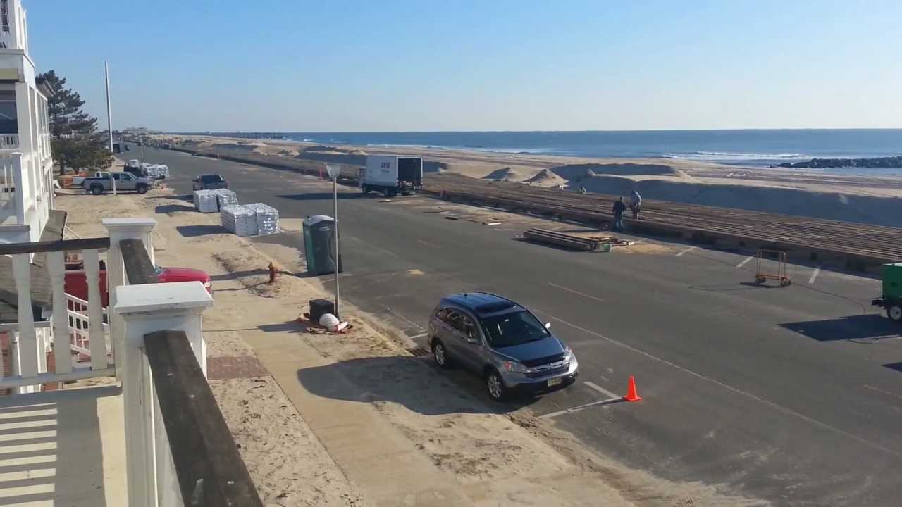 Belmar boardwalk construction video march 2013