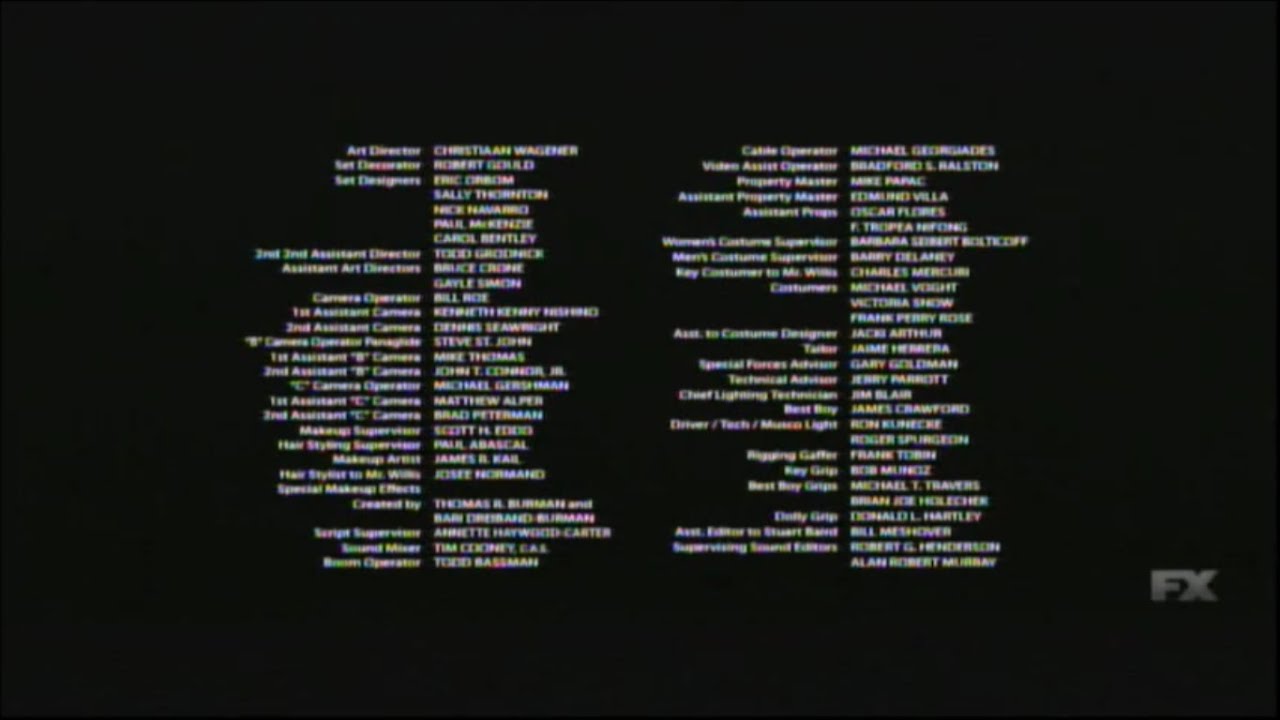Die Hard 2 (1990) End Credits (FX 2024)