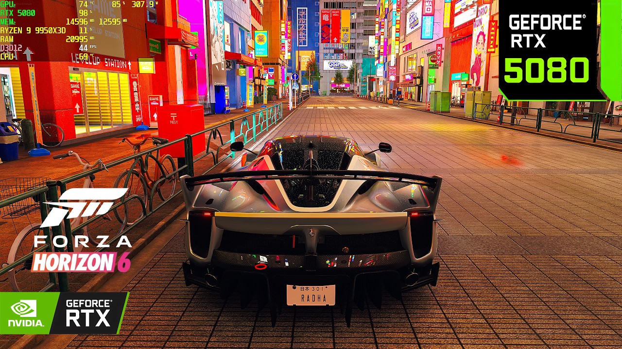 Forza Horizon 6 : RTX 5080 16GB 4K Extreme + RT Graphics Settings