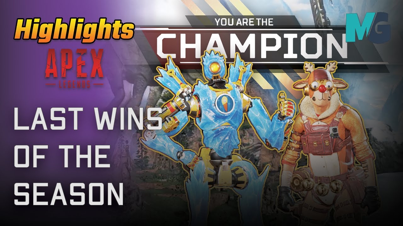 Final Action Packed Wins of Season 4 - Season 4 Highlight - Apex Legends Gameplay