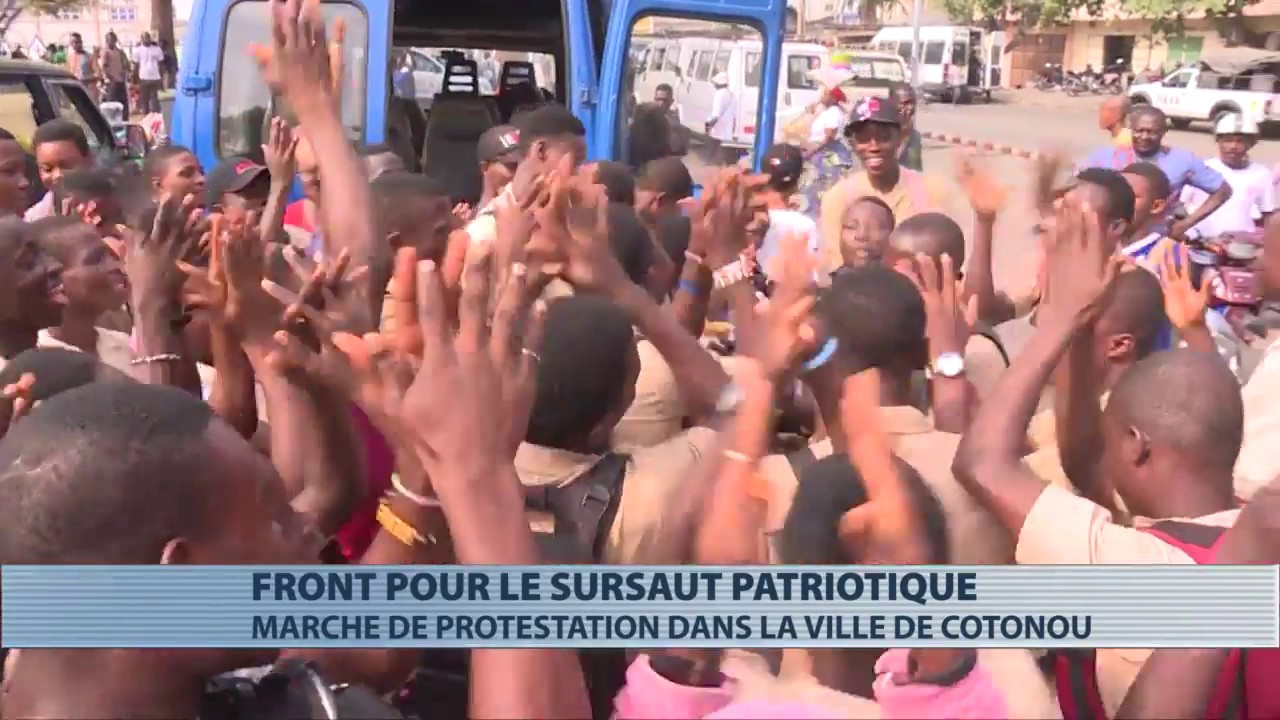 Marche de protestation du Fsp à Cotonou