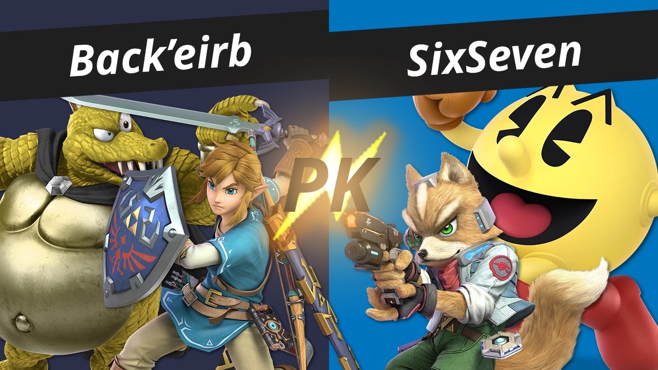 PK FIR'EIRB ST VALENTIN 2v2 WS SixSeven (Fox, Pac-Man) VS Back'eirb (King K Rool, Link)