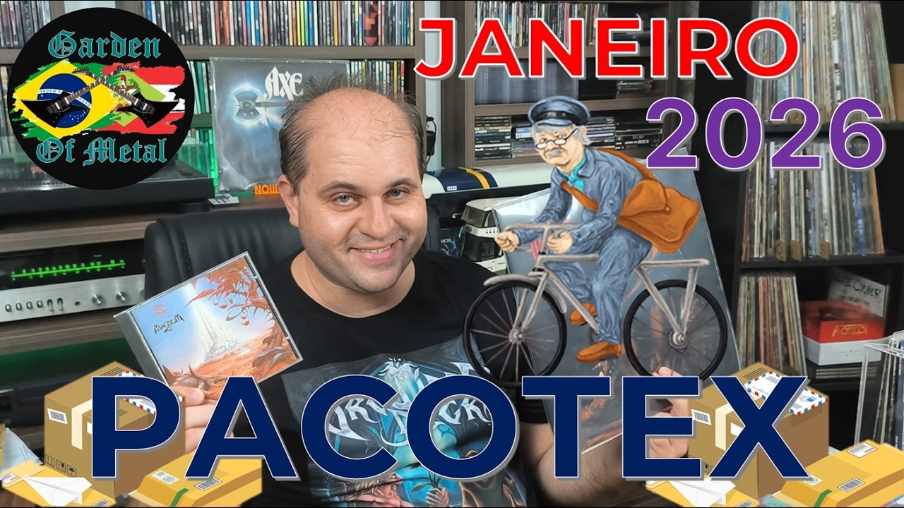 Garden of Metal #092 | Pacotex Janeiro 2026 (Aquisições) #coleçãodecds #colecionadoresdevinil