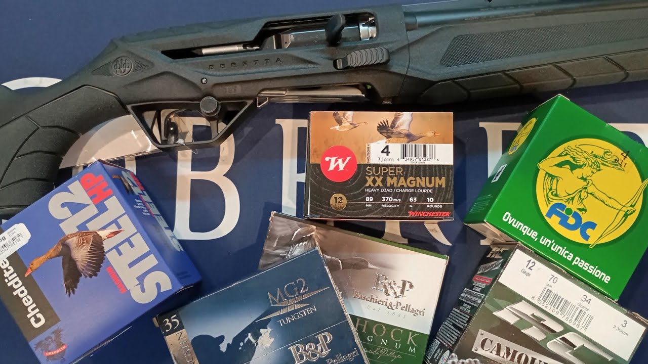 Beretta Ax 800 Suprema, TEST  tiri estremi super magnum e munizioni No Tox acciaio e tungsteno 