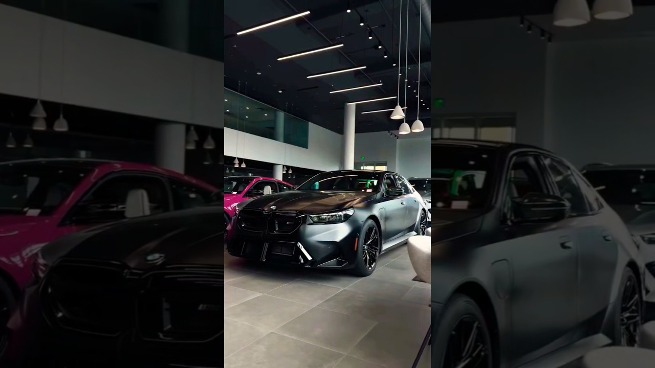 BMW M5 Frozen Black Metallic with Fiona Red/Black Leather Seats 🥵🔥#shortvideo #viralvideo #shorts