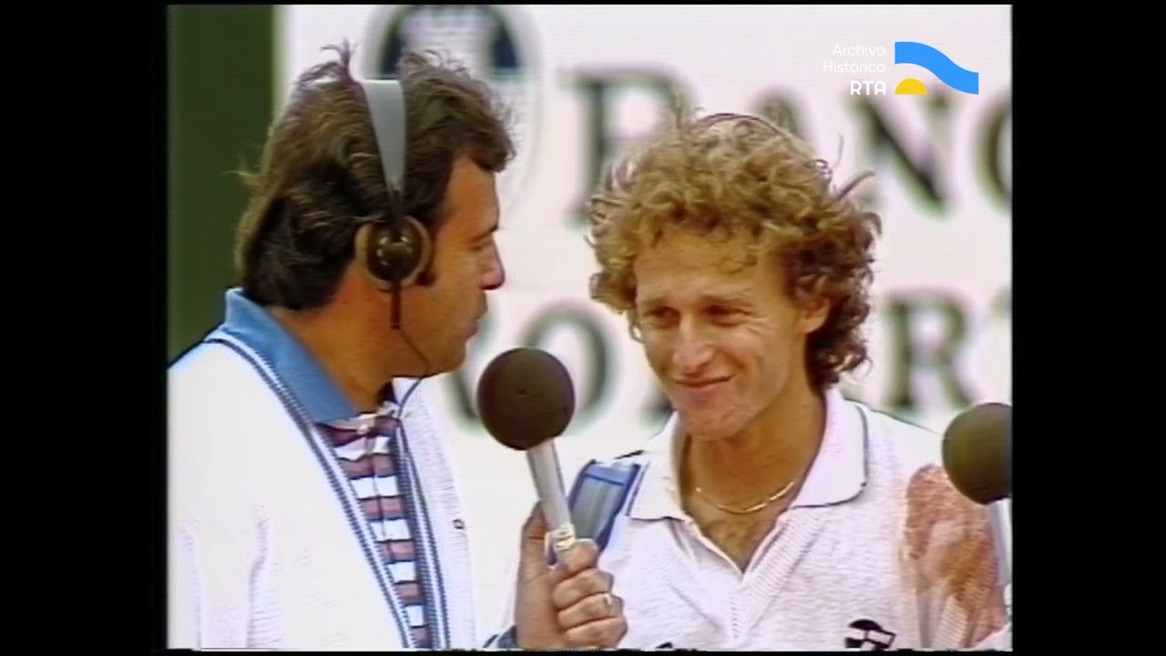 AV-5832 Tenis-95° Campeonato del Río de la Plata (incompleto) [Martín Jaite vs. Eduardo Bengoechea]