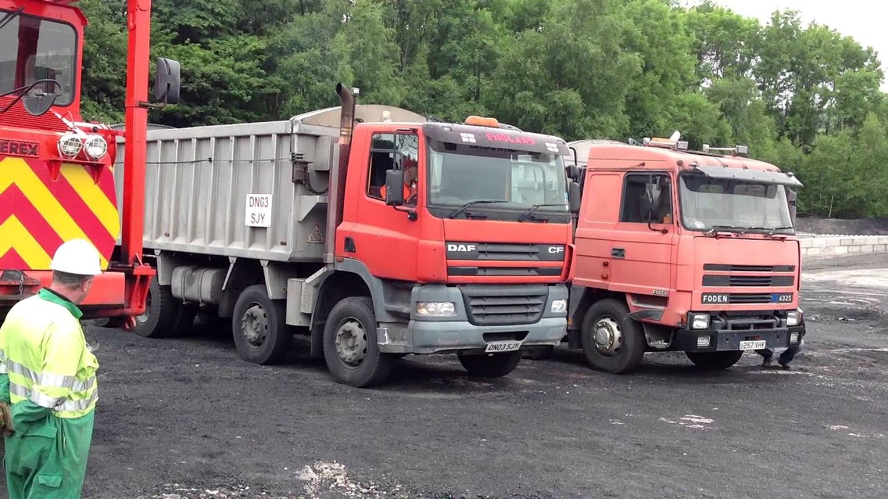 2003 DAF CF85.340 8x4 Alloy Tipper c/w Roller Cover