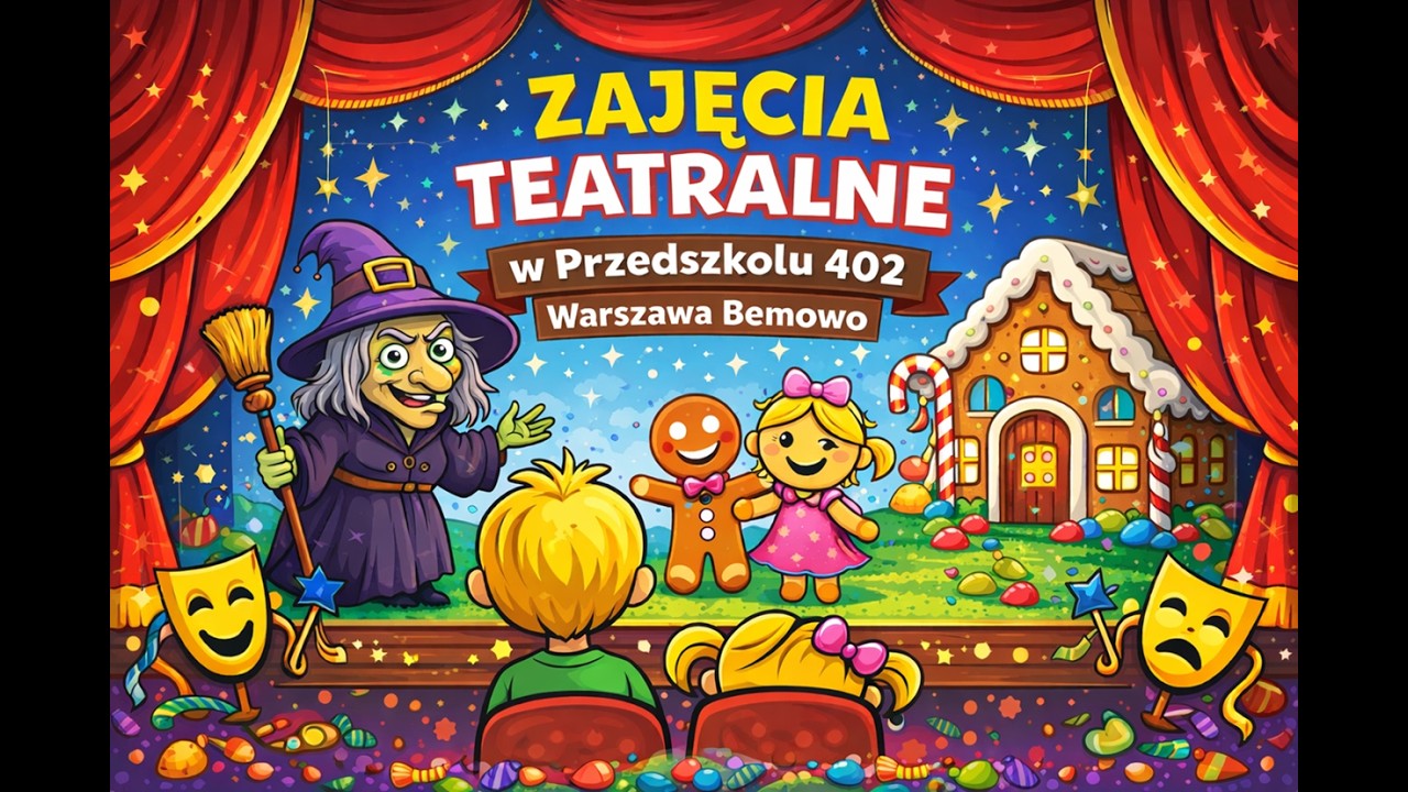 Zajęcia teatralne Przedszkole nr 402 Rosy Bailly 11 Warszawa Bemowo