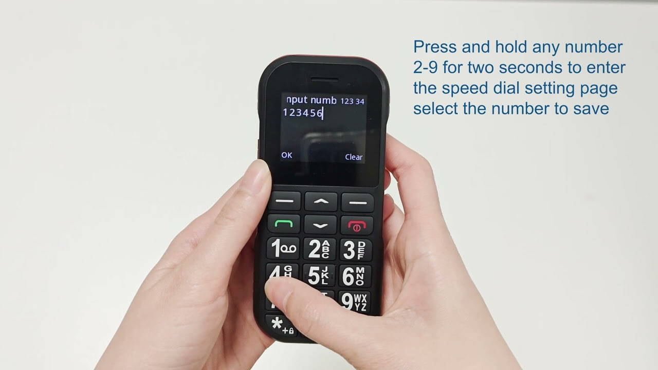 T190 Elderly Mobile Phone Product Operation Video