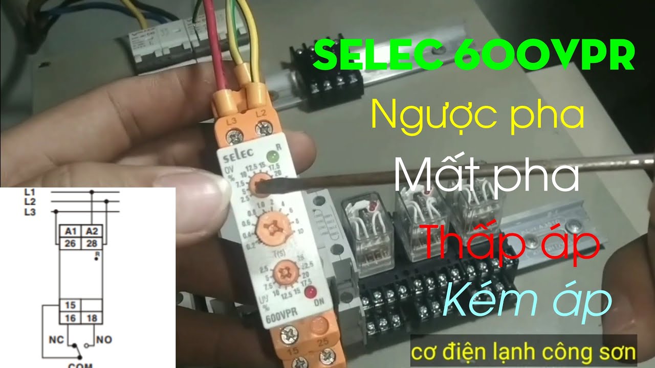 Relay Bảo Vệ Điện Áp, Mất Pha,Ngược Pha Selec 600VPR, 300/520V INTRODUCTION & SETTINGS