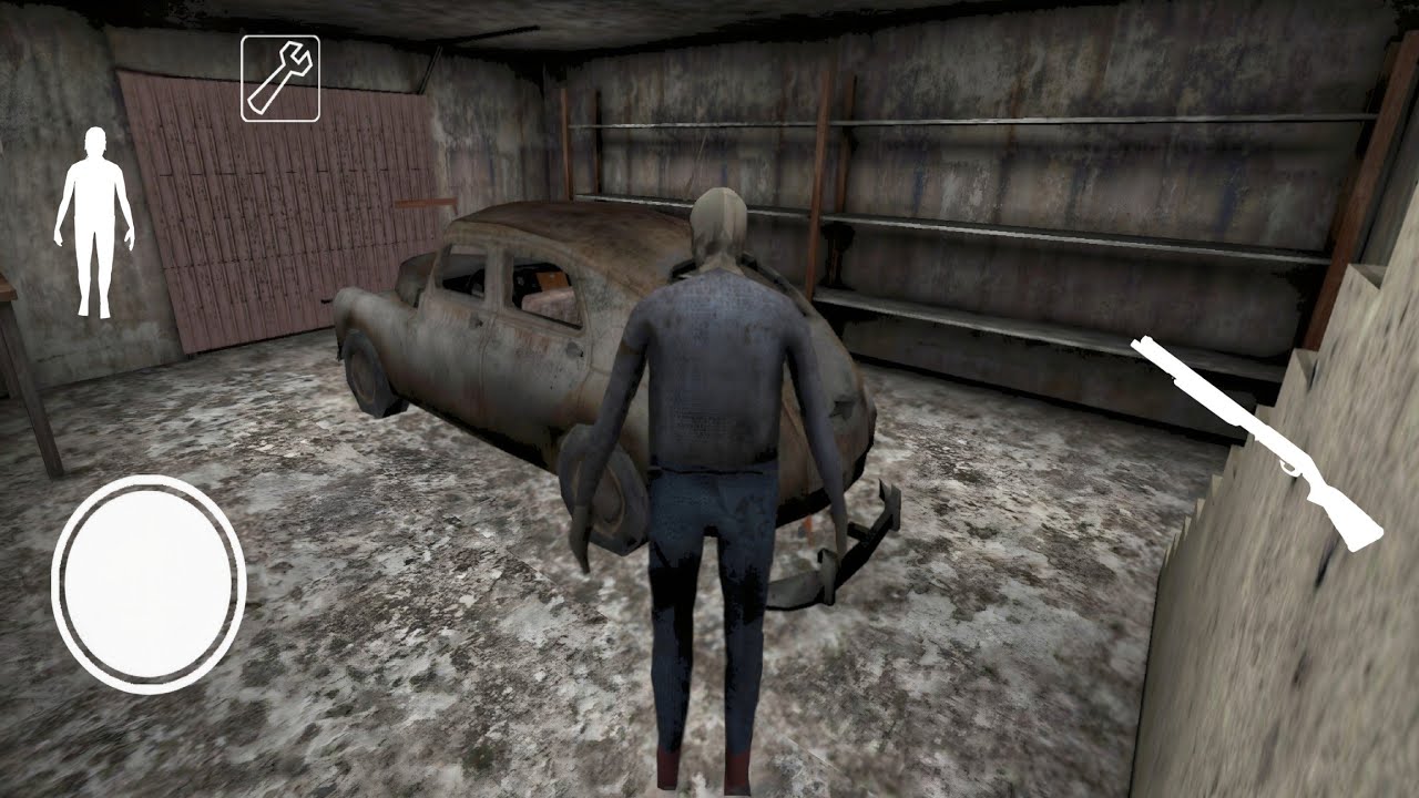 Playing as Grandpa in Granny's Old House | Car Escape | New Mod