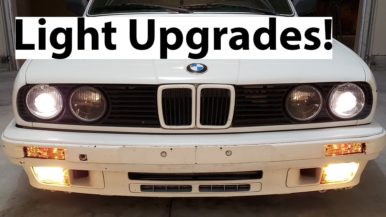 BMW E30 Gets new lights! Depo light install/DIY