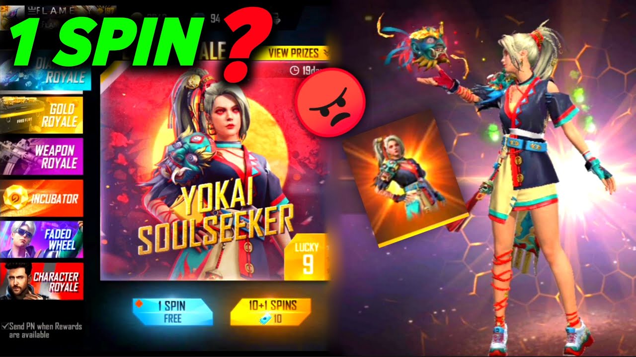 New Diamond Royale Bundle 😳 Op Spin Luck Royale Free Fire 2020 - Game Flame