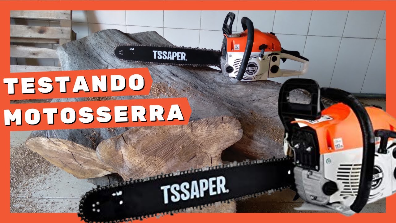 Testando Motosserra Tssaper