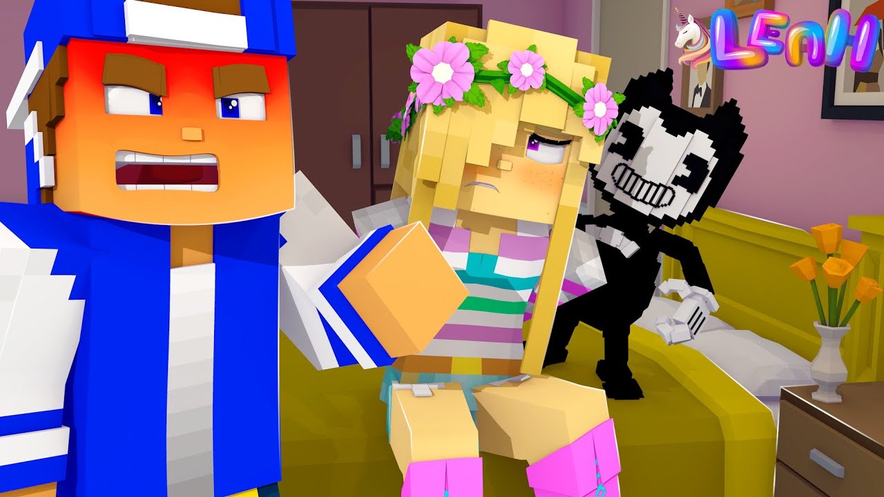 EX LIFE - Little Leah's EX BOYFRIEND IS HER SECRET FRIEND... Minecraft