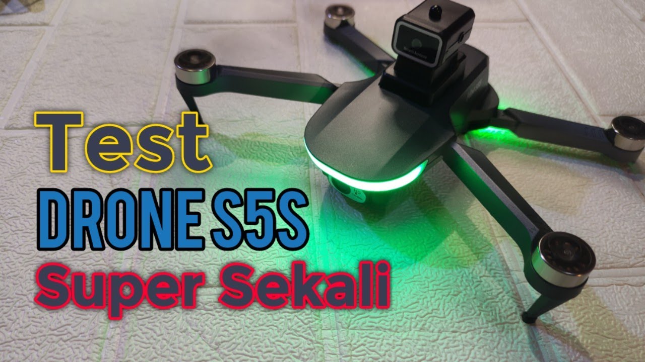 Tes terbang drone brushless murah Drone S5S mini