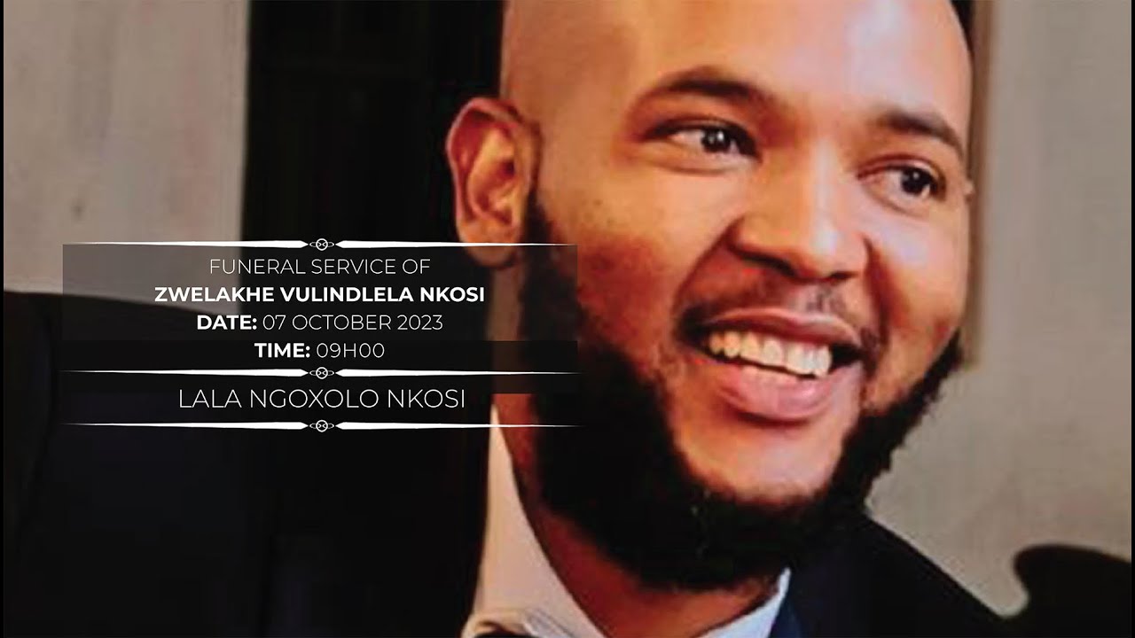 Funeral service of Zwelakhe Vulindelal Nkosi