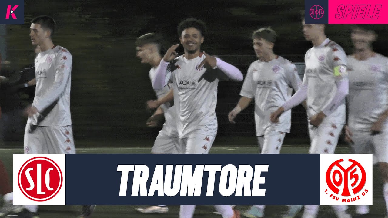 Mainzer Nachwuchs in Torlaune: Wiesnet und Weiper überragend | Ludwigshafener SC - FSV Mainz 05 U19