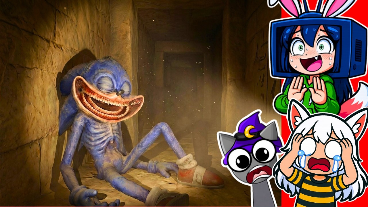 ¡Encontramos a los personajes de Shin Sonic en una tumba abandonada! 😱 | sameeKG Reacciona
