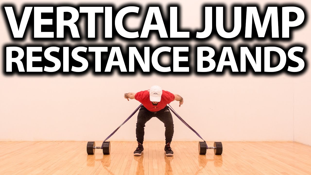 VERTICAL JUMP RESISTANCE BANDS! (7 Exercises to Jump Higher At Home)