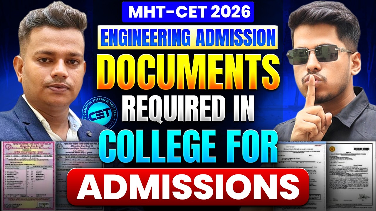 Documents Required for First Year Engineering Admission By ASC