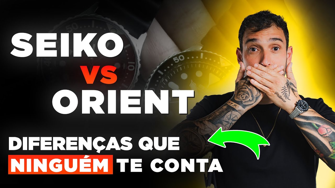 Orient vs Seiko: As 7 DIFERENÇAS que Ninguém Te Conta (Você Vai Se Surpreender!)